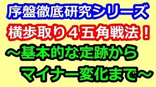 研究動画：横歩取り４五角戦法