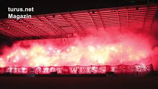 115 Jahre Rot-Weiss Essen, Pyroshow im Stadion an der Hafenstraße 01.02.2022