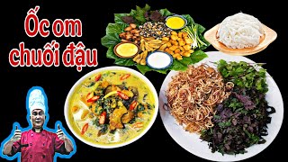 Cách nấu ốc om chuối đậu ngậy bùi, thơm ngon chuẩn vị Bắc #amthucdasacmau