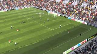 Football Manager 2011: Arsenal 1 - 0 Tottenham - Match Highlights