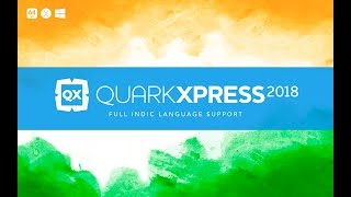 QuarkXPress 2018 Full Indic Support