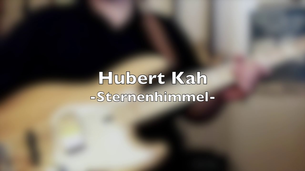 Hubert Kah | Sternenhimmel | Bass Cover - YouTube