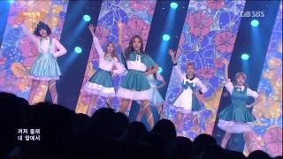 141109 What are you gonna do?-Laboum @ Inkigayo