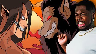 Goku vs. Eren Yeager RAP BATTLE! (REACTION)