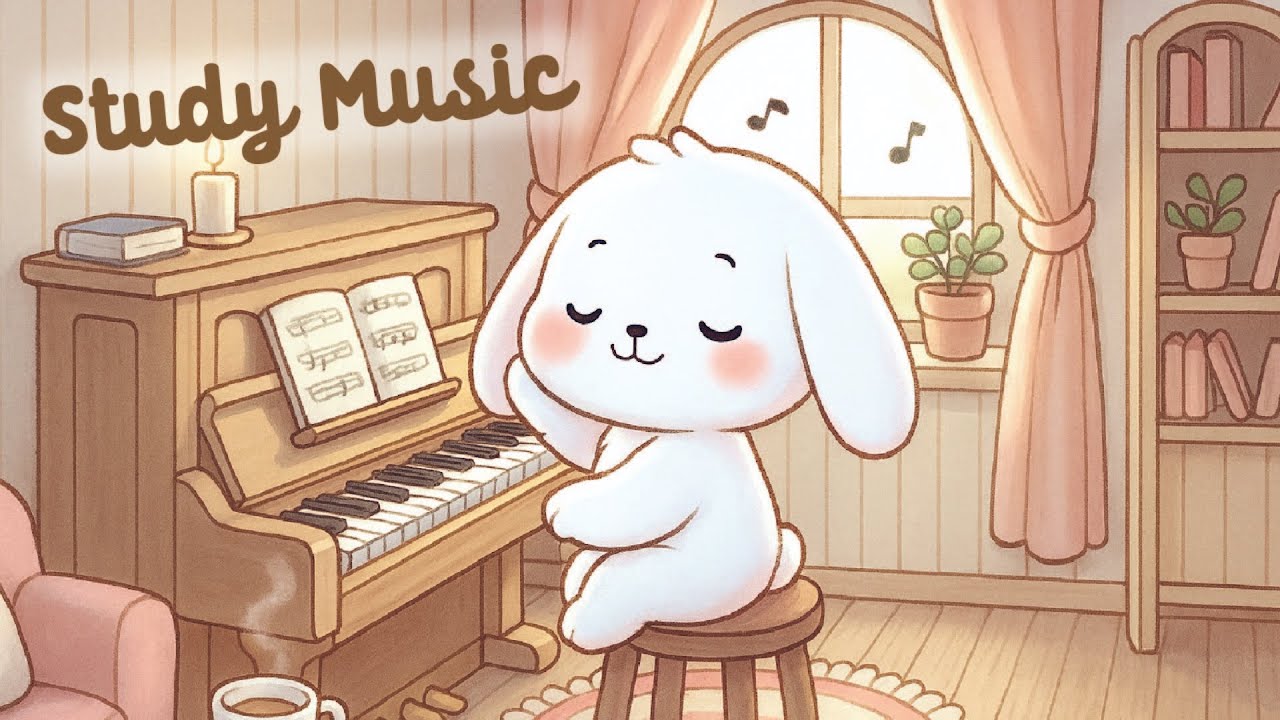 Study Music Lofi рџћµрџћ 4 Hour Happy Lofi Song рџћ Cute Lofi Bunny рџђ Cute