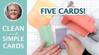 Super Circles! Five Clean and Simple Cards with One Circle Die [2025/011]