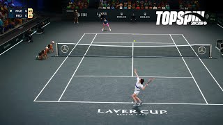 Top Spin 2K25 - Roger Federer Vs John McEnroe I Laver Cup I Legend Difficulty (PS5)