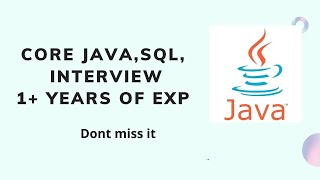 java 1 year experience interview questions |Java Lateral Hire Interview Experience