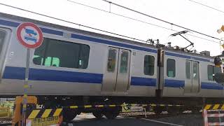 常磐線 E531系 15両編成 普通土浦行き 高速通過