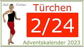 Türchen 2 🎄 15 min. Adventskalender 2023 | Cardio Training im Stehen, ohne Geräte