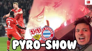 PYRO-SPEKTAKEL AUF BEIDEN SEITEN | VFB Stuttgart  vs FC Bayern München Stadionvlog 🔥 | CedrikTV