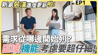 新手裝潢前該怎麼列需求？找室內設計師前的準備工作【新家裝潢EP1】