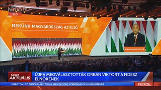 A Fidesz 29. Tisztújító Kongresszusa (2021-11-14) - HÍR TV