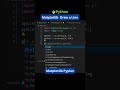 Draw a Line in Python | Matplotlib Pyplot | Data Science Tutorial