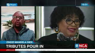 Zindzi Mandela: Tributes pour in