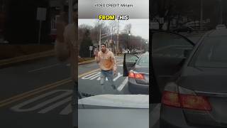 Road Rager Loses It Over Honk