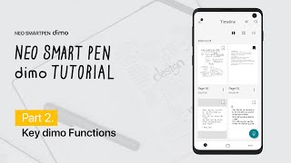 [Neosmartpen dimo-Tutorial 2] Note take, record, reply and share