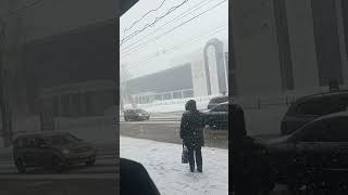 Sudden snowfall #russia #snowfall #climate #abroad #mbbsstudent #weather #snow #lifestyle