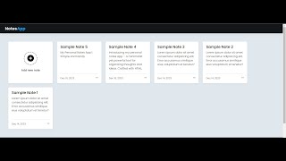 Build a Simple Note App with HTML, CSS, JavaScript & LocalStorage | Note App in JavaScript