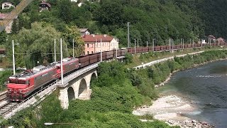 363 019 con merci in transito a Hrastnik - 363 019 with freight train running in Hrastnik