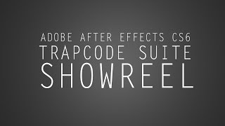 Adobe After Effects CS6 | Redgiant Trapcode Suite | Showreel 2014 |