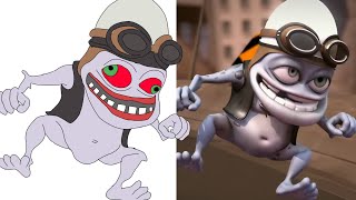 Crazy frog drawing meme  | Axel F