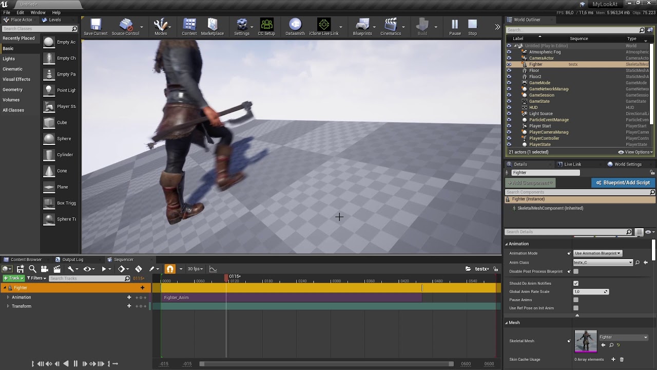 Ue4 25 Feet Ground Ik Tutorial Youtube