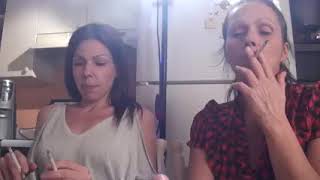 heavy smoking mother and daughter