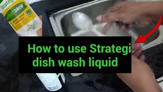 How to use Herbal Strategi Herbal dishwash liquid ( Cleaning Product India) 100% indiancleaning.com