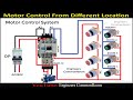 Motor Control From Different Location | Engineers CommonRoom ।Electrical Circuit Diagram