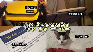 밤낮바뀌고 고통받는 백수 vlog | 택배 언박싱💸 | TOEIC 공부하는 백수🙋‍♀️