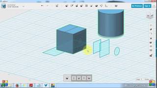 Autodesk 123D - Modeling tools Tutorial - Modify Splitface, Tweak and Press Pull- part09