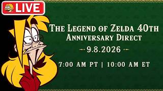 NINTENDO DIRECT LIVE - ZELDA EDITION 🔴Full Stream🔴 (9-8)