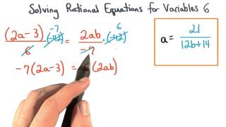Solving Formulas Practice 6 - Visualizing Algebra