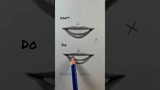 How to draw teeth 🦷😬 ✍️  #art #artist #cartoon #drawing #satisfying #paint #anime #shorts