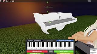 Havana Roblox Piano - old town road notes on roblox piano