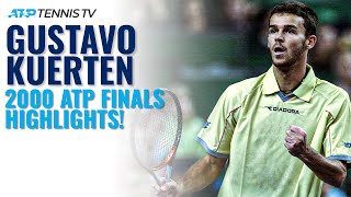 When Guga Kuerten Beat Sampras & Agassi Back-to-Back to be Year End No.1! | 2000 ATP Finals