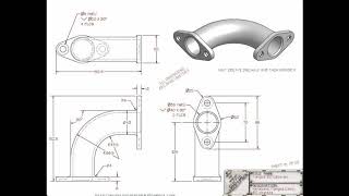 How to design flanged 90 elbow using Autodesk inventor