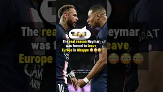 Neymar LEFT because of MBAPPE 😳 #football