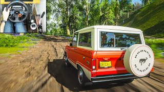 400HP Classic Ford Bronco Offroading | Forza Horizon 4 | (Wheel + Manual Shifter) Gameplay