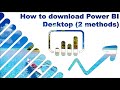 Power BI: Download & install the desktop app