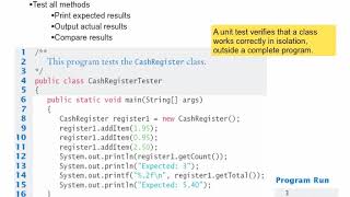Java Concepts: Late Objects 3/e chapter 8 part 4
