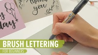 Brush Lettering for Beginners