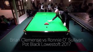 Brian Clemense V Ronnie O'Sullivan | Pot Black Club Lowestoft