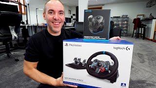 Logitech G29 Driving Force Gaming Racing Wheel Unboxing, Set up, and Impressions