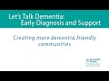 Creating more dementia friendly communities