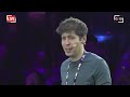 Sam Altman and John Elkann at Italian Tech Week 2024