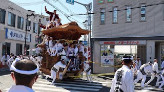 2022.9/4　戎町  駅前やりまわし（春木だんじり祭  試験曳き）