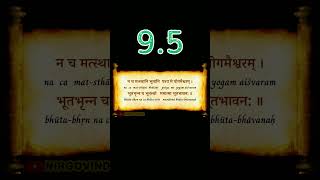 👆 BG 9.5 | Bhagavad Gita 9.5 | Chapter 9.5 | Shloka 9.5 | Text 9.5 | Verse 9.5 #shorts