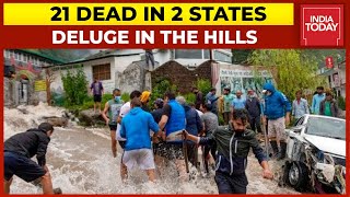 21 Dead In Himachal, Jammu \u0026 Kashmir; NDRF Races Against Time To Trace The Missing | Newstrack